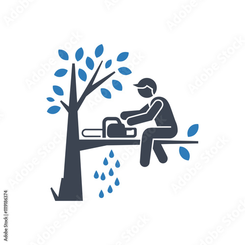 Tree Branch Cut icon