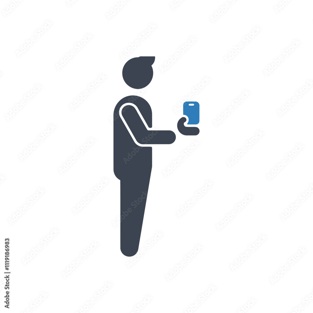 Mobile Phone Hold icon Mobile Phone Hold icon