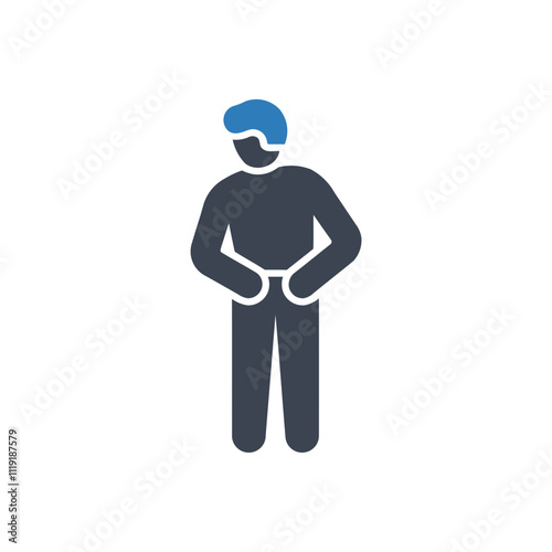 Holding Stomach icon