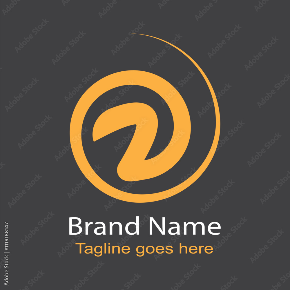 Fototapeta premium Creative logo. EPS file. CMYK Color mode for print. Editable Color. Free Font used. Easy To Download.