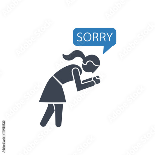 Apologizing Woman icon