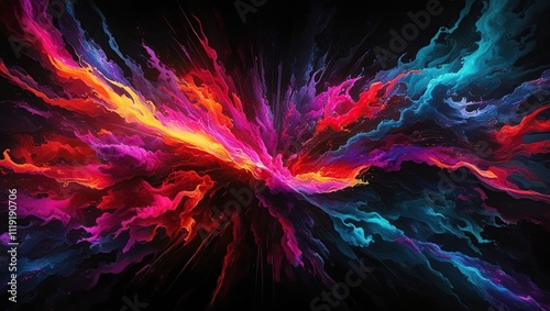 abstract background with lights