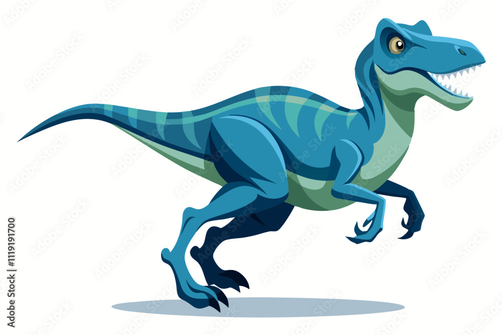 Dinosaur sitting statuette close up isolated on a white background vector illustration Dinosaur sitting statuette close up isolated on a white background vector illustration