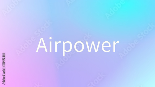 Airpower のグラデーション背景イラストイラスト