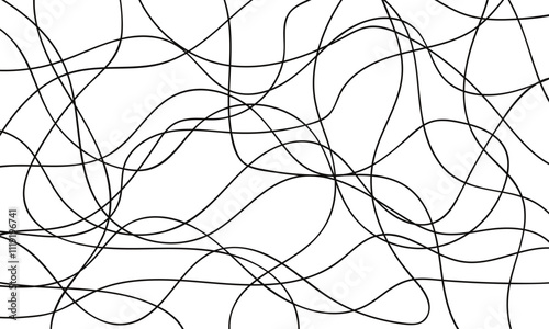 abstract simple random chaotic line texture can be used background.