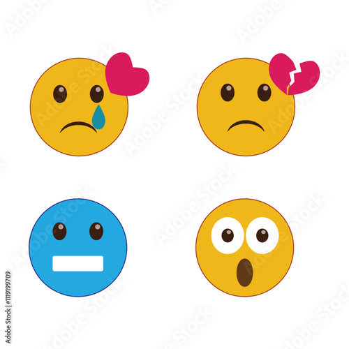 Mixed emoji set
