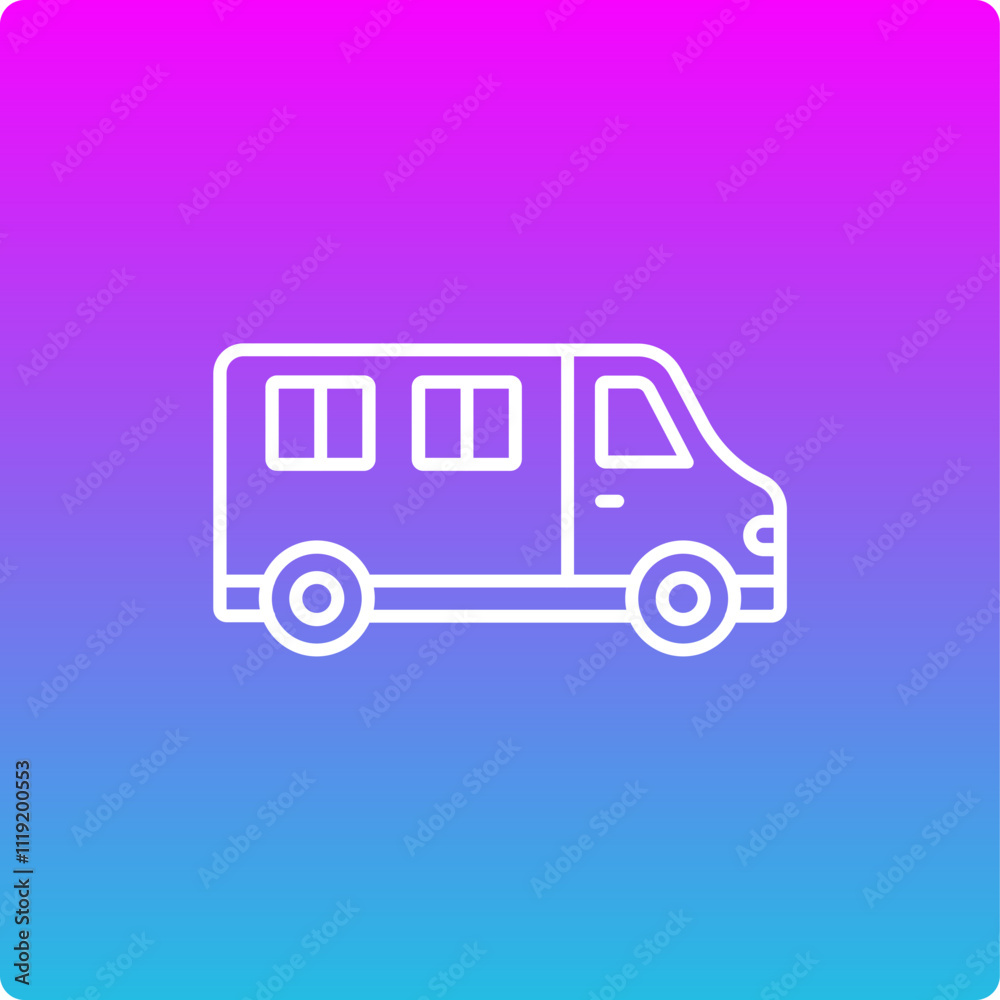 School Bus Icon School Bus Icon