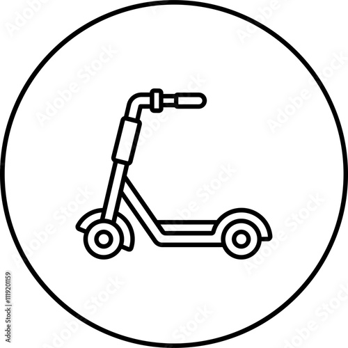 Kick Scooter Icon
