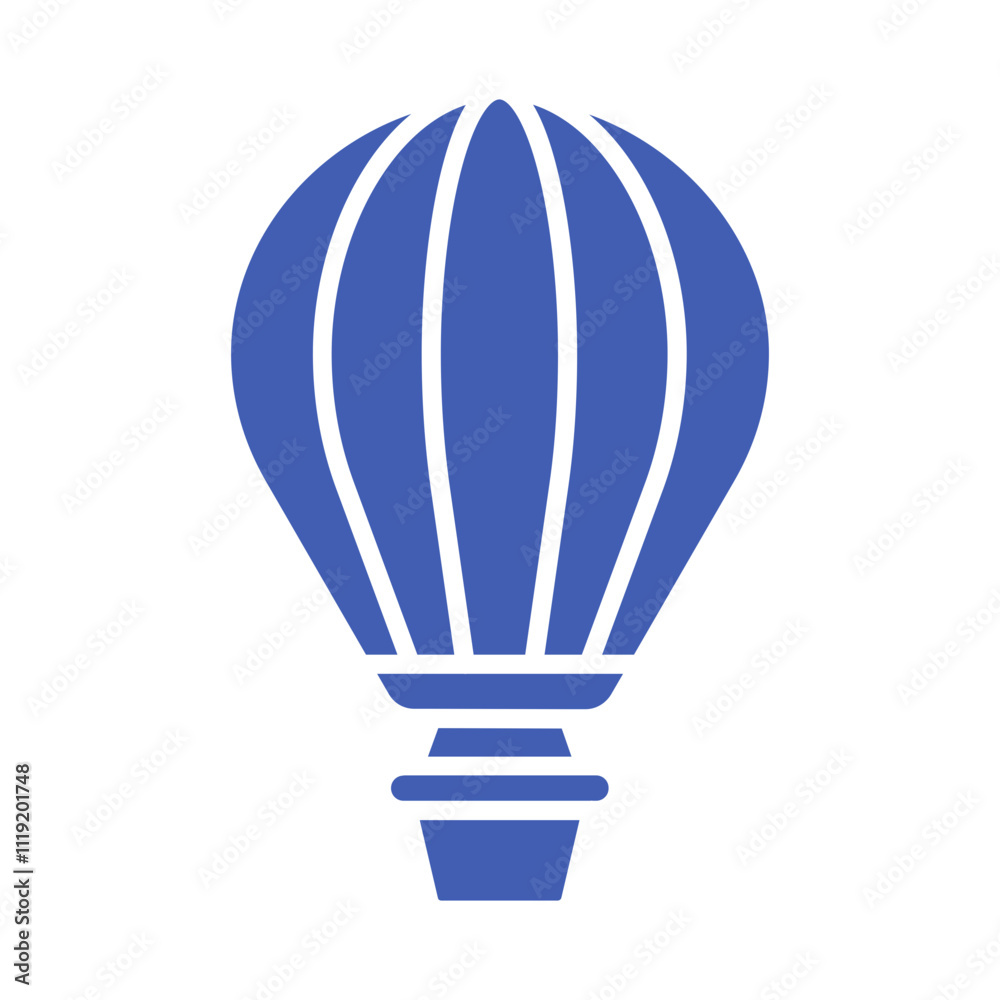 Obraz premium Hot Air Balloon Icon