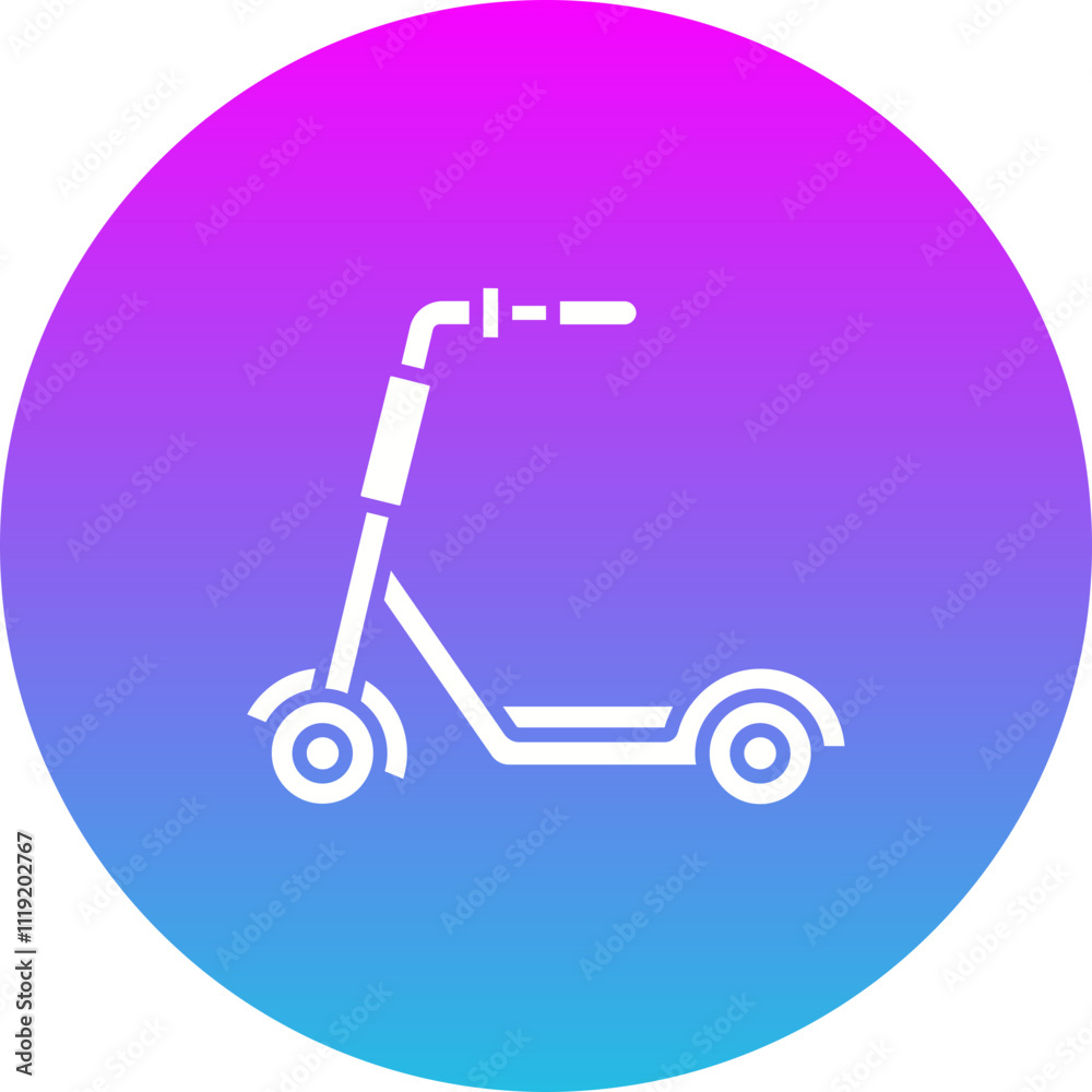 Kick Scooter Icon