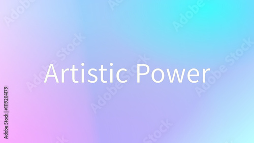 Artistic Power のグラデーション背景イラストイラスト