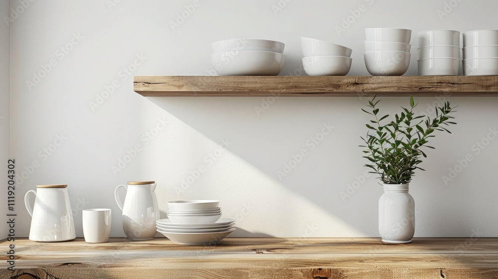 a plates and cups stand in a minimalist kitchen, with a simple design and a gorgeous minimalist background a plates and cups stand in a minimalist kitchen, with a simple design and a gorgeous minimalist background