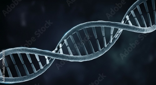 Glowing DNA Double Helix for Biology Lessons