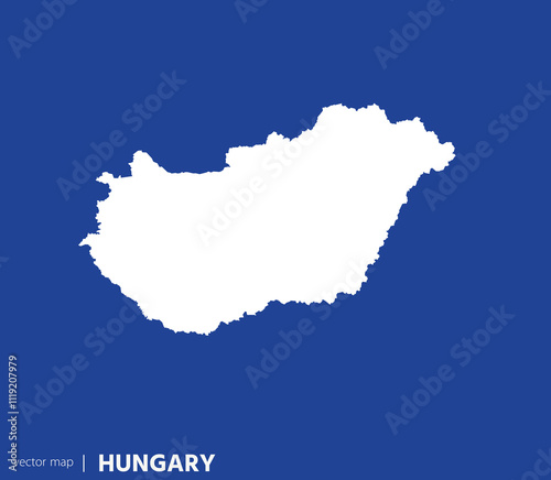 Photography High Detailed Vector Map - Hungary
