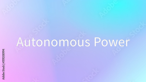 Autonomous Power のグラデーション背景イラストイラスト