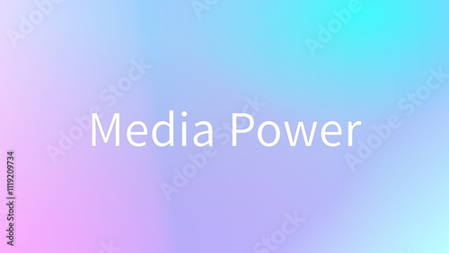 Media Power のグラデーション背景イラストイラスト