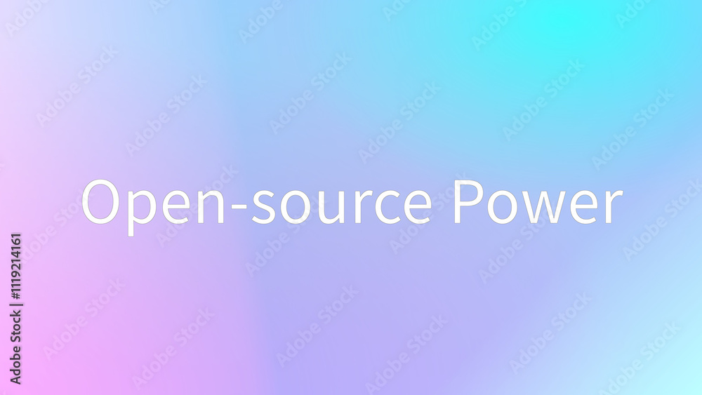 Open-source Power のグラデーション背景イラストイラスト Open-source Power のグラデーション背景イラストイラスト