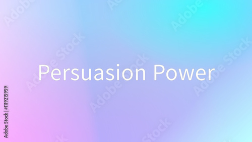 Persuasion Power のグラデーション背景イラストイラスト