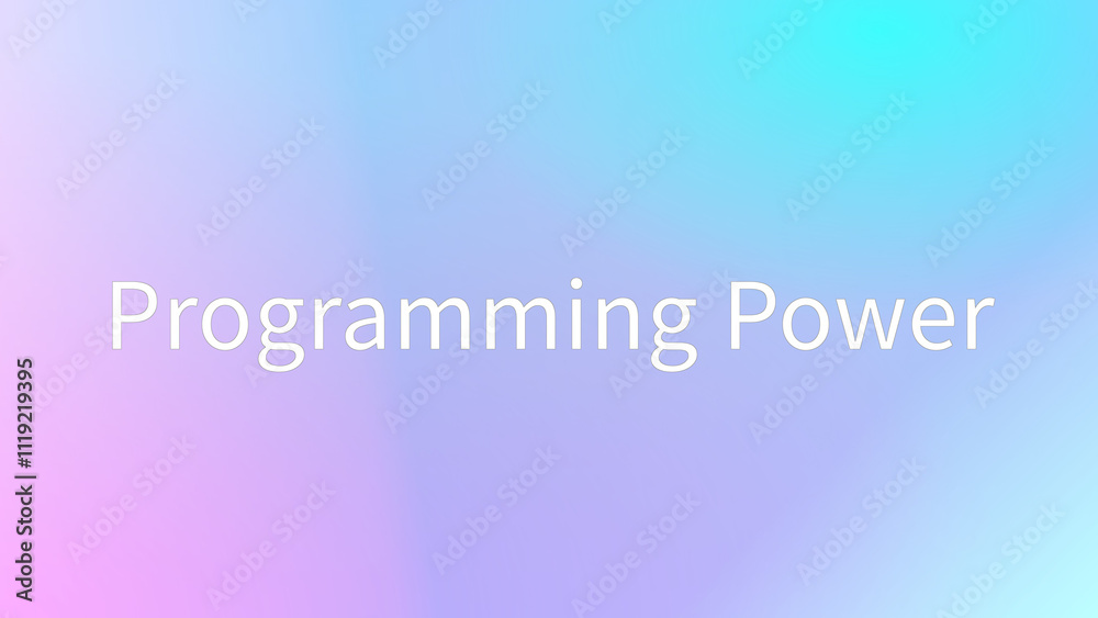 Programming Power のグラデーション背景イラストイラスト Programming Power のグラデーション背景イラストイラスト