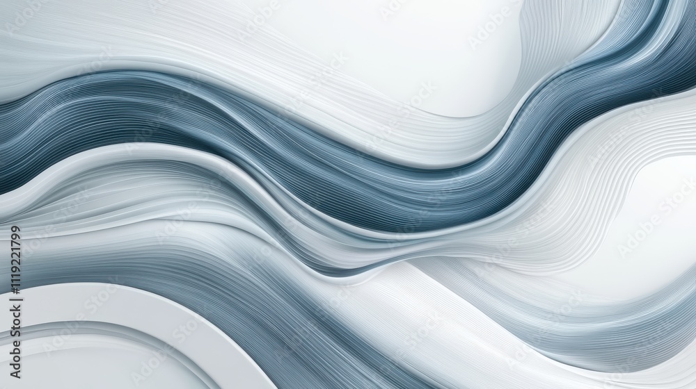 Fototapeta premium Business-themed background with flowing wave lines and abstract stripe designs