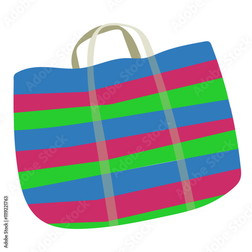 Taiwan Traditional Shopping Bag, illustration