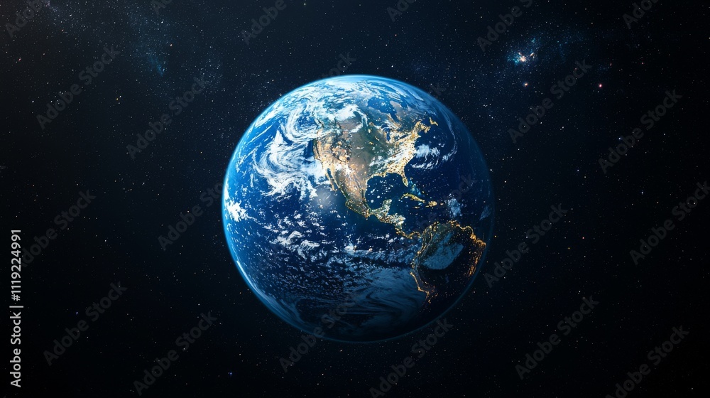 Stunning Night Earth Planet Space Cosmos Galaxy Stars Blue Marble Globe World Nightlights City Stunning Night Earth Planet Space Cosmos Galaxy Stars Blue Marble Globe World Nightlights City