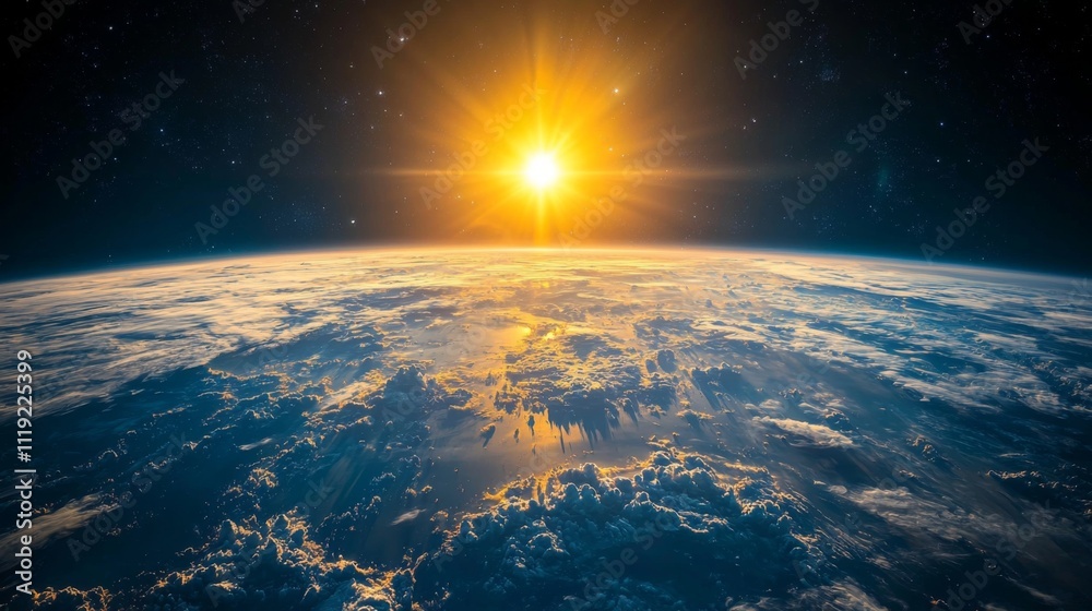 Stunning Earth Sunrise High Resolution Space View Planet Atmosphere Clouds Dawn Global Nature Stunning Earth Sunrise High Resolution Space View Planet Atmosphere Clouds Dawn Global Nature