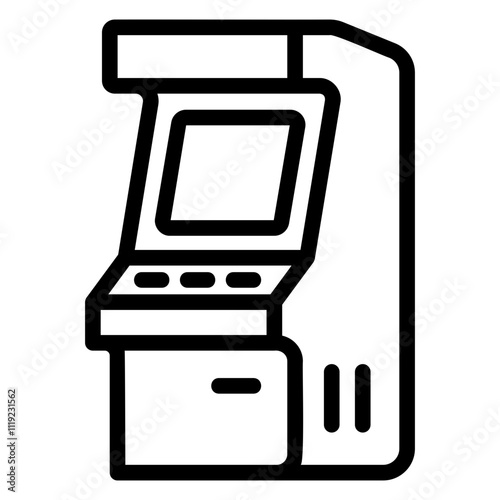 arcade machine Line Icon