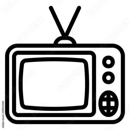 television Line Icon