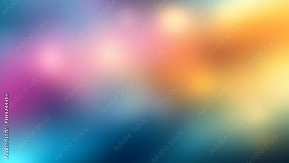 Obraz premium metallic color mix gradient blurred smooth