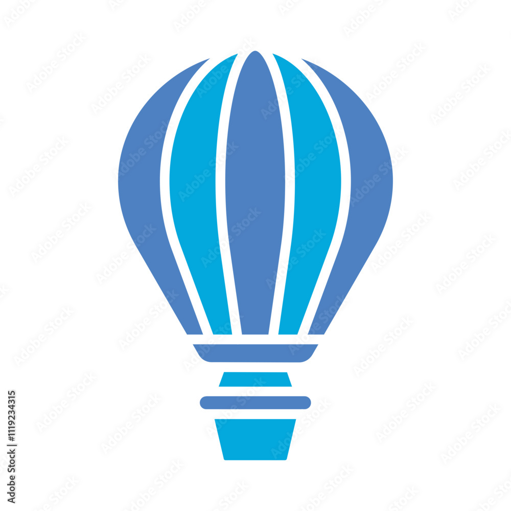 Fototapeta premium Hot Air Balloon Icon
