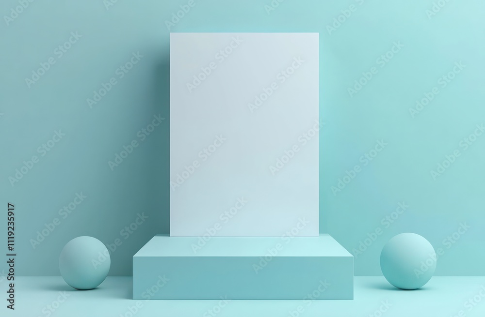 Display of a white paper stand box mockup in front view, isolated for focus and simplicity. Display of a white paper stand box mockup in front view, isolated for focus and simplicity.