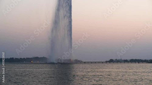 King Fahd’s Fountain , Jeddah, Saudi Arabia photo