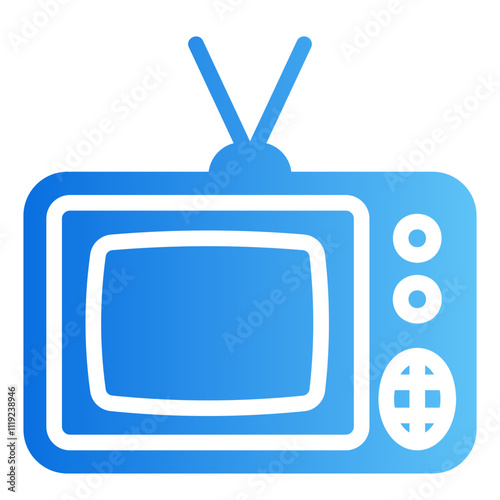 television Gradient icon