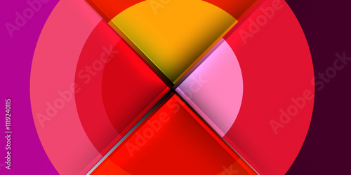 Target circle geometric abstract shapes. Vector Illustration For Wallpaper, Banner, Background, Card, Book Illustration, landing page