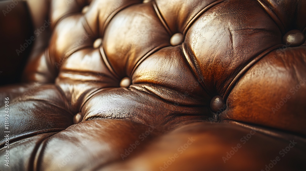 A leather chair with a brown leather cover A leather chair with a brown leather cover