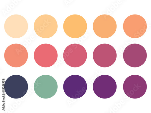 Abstract color plate