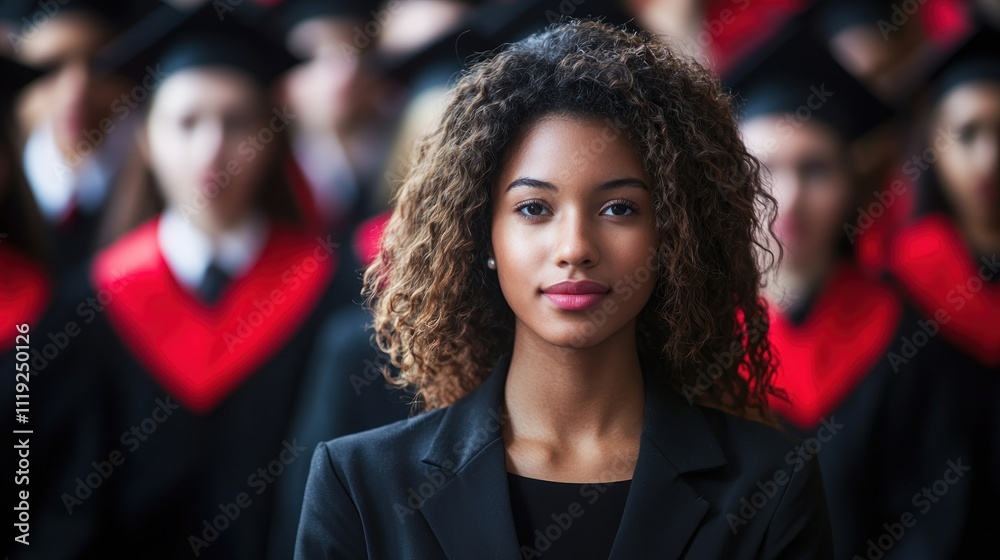 New talent represented by a fresh graduate or new employee eager to start their career