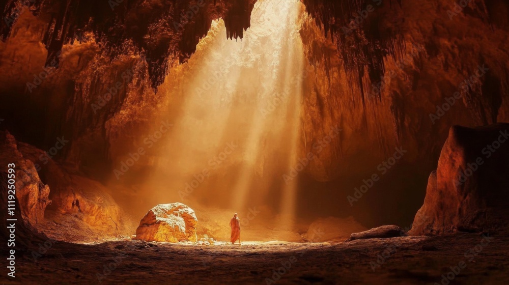 Exploration of Plato's Allegory of the Cave in Abstract Art