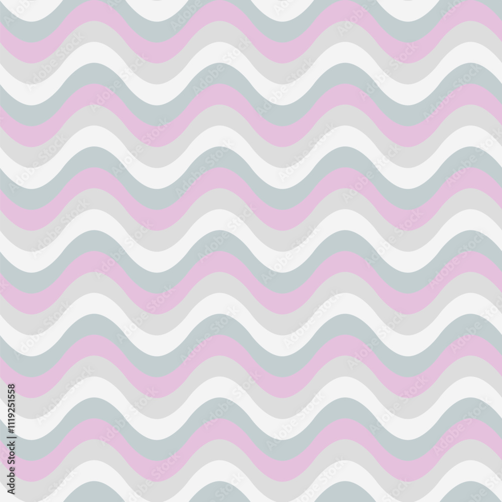 blue, pink, gray waves. retro stylish texture. repetitive background. vector seamless pattern. fabric swatch. wrapping paper. continuous design template for textile, linen. cool colors blue, pink, gray waves. retro stylish texture. repetitive background. vector seamless pattern. fabric swatch. wrapping paper. continuous design template for textile, linen. cool colors