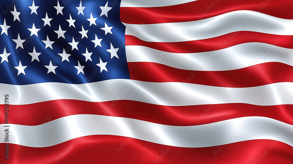 Detailed close-up of the American flag waving. A vibrant, digitally enhanced image of the American flag, showcasing its iconic red, white, and blue colors. Detailed close-up of the American flag waving. A vibrant, digitally enhanced image of the American flag, showcasing its iconic red, white, and blue colors.