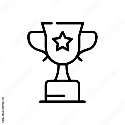 Trophy Achievement Icon - Success, Award, Recognition, Accomplishment, Victory