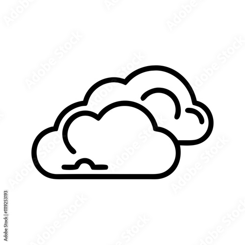 Cloud Icon – Cloud Computing, Data Storage, Digital Services, Technology