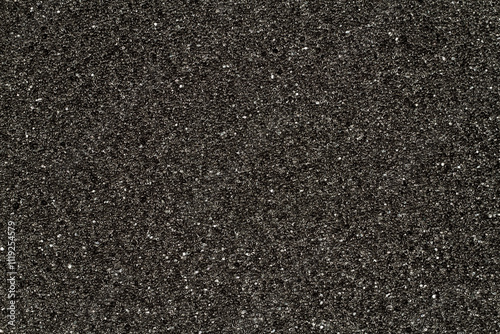 Texture of black foam rubber. Surface of foam rubber close-up.