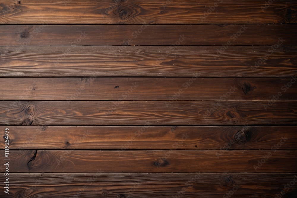 Naklejka premium a close up of a wooden wall with a brown stain
