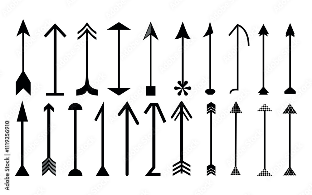 Set of arrows. Black arrow vector icon set. Set of arrows. Black arrow vector icon set.