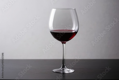 there is a glass of wine sitting on a table