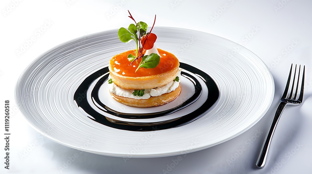 Elegant Gourmet Dessert Plate Fine Dining Food Photography Stylish Cuisine Elegant Gourmet Dessert Plate Fine Dining Food Photography Stylish Cuisine