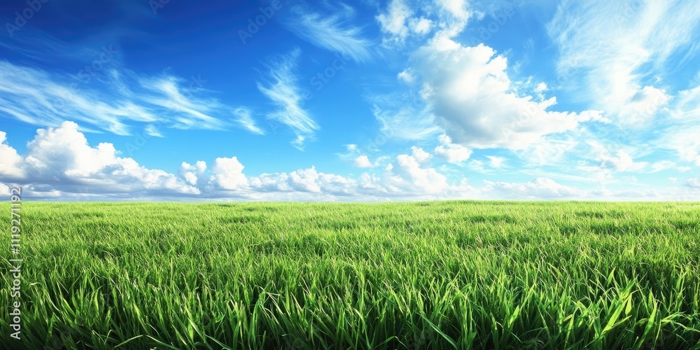 Expansive field of summer grass under a brilliant blue sky creates a serene and picturesque landscape. This summer grass contrasts beautifully with the vibrant blue sky above. Expansive field of summer grass under a brilliant blue sky creates a serene and picturesque landscape. This summer grass contrasts beautifully with the vibrant blue sky above.