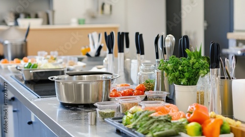 Ingredients and Tools Ready for a Culinary Adventure